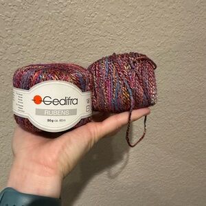 Gedifra Rubens 2 Cake Lot Multicolor Yarn